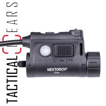 NEXTORCH rSTAR TAKTISCHE HELMLAMPE MIT RAIL-MONTAGE UND 4 FARBEN